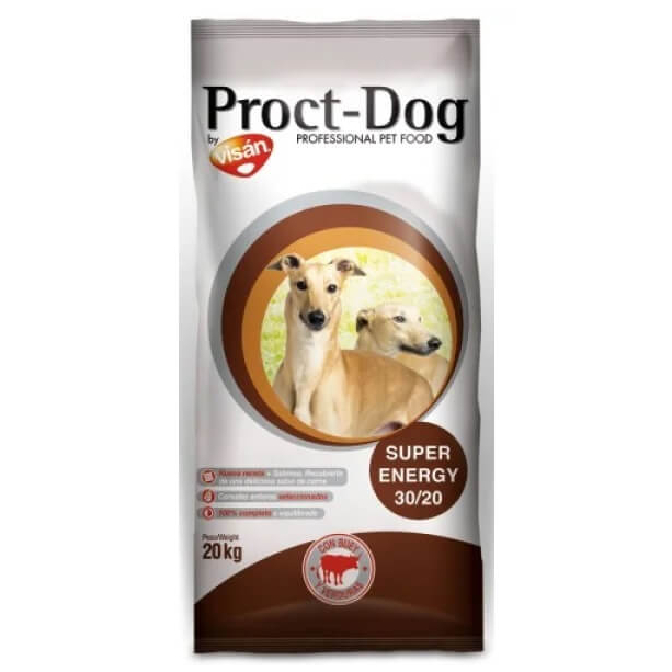PROCT-DOG SUPER ENERGY - за силно активни пораснали кучета, Говеждо и зеленчуци, 20кг main product photo