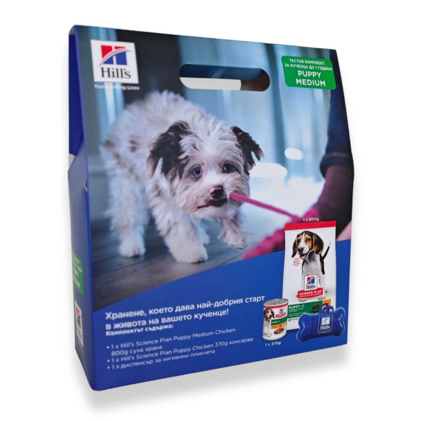 Hill's SP Medium Puppy Box - Тестов комплект за кученца от средни породи до 1г. main product photo