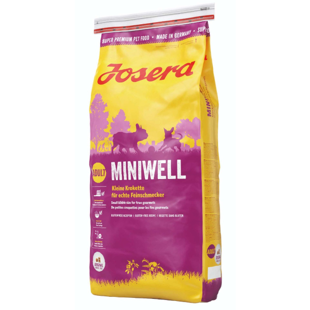 JOSERA DOG MINIWELL - ADULT - за пораснали кучета от дребни породи, Пиле, 900г main product photo