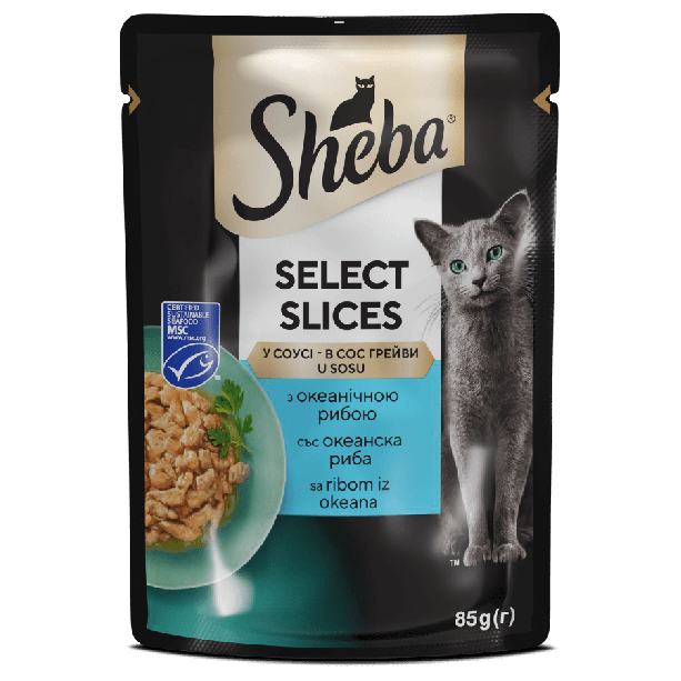 Sheba Пауч Риба Тон в сос грейви, 85г main product photo
