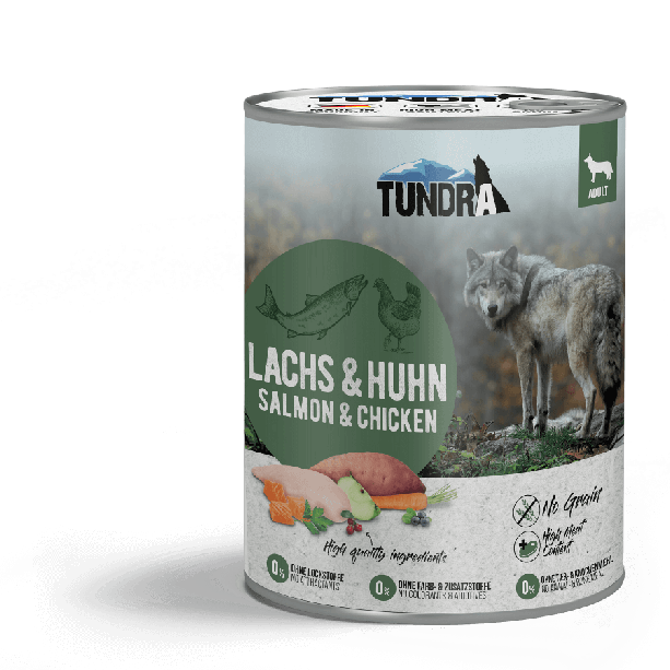 TUNDRA DOG ADULT - за кучета в зряла възраст, Сьомга и Пиле, консерва 800г main product photo