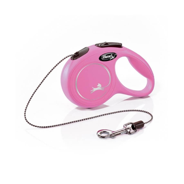 FLEXI CLASSIC ВЪЖЕ XS - автоматичен повод за куче, розов, 3 м/8 кг main product photo