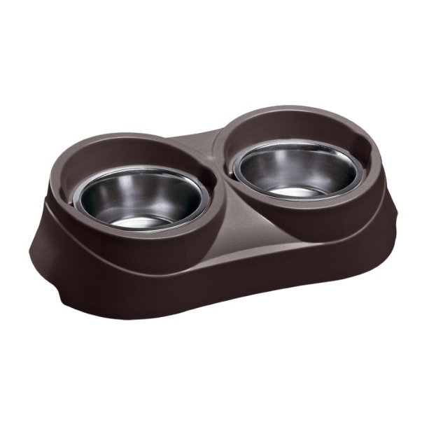 FERPLAST DUO FEED 03 GREY - поставка с купи ORION KC 54 (2х 0.85 л) за кучета и котки, 1.7 л main product photo