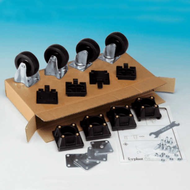 FERPLAST L388 - комплект колелца за транспортна клетка ATLAS 70 main product photo