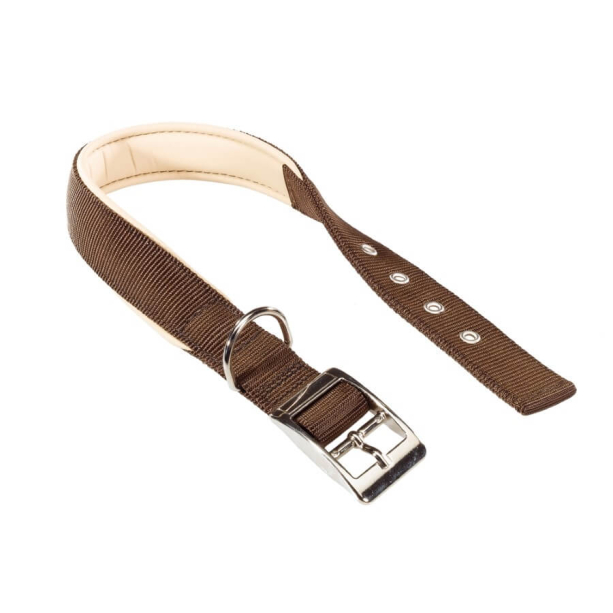 FERPLAST DAYTONA C30/55 - мек нашийник за куче с катарама, кафяв - 30мм, врат: 47-55см main product photo
