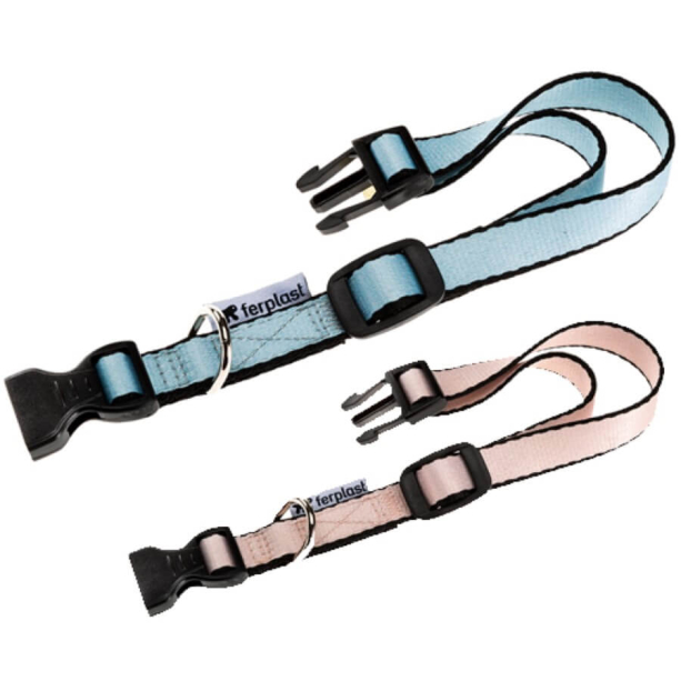 FERPLAST CLUB C10/32 PUPPY - нашийник за куче, розов или син - 10мм, врат: 23-32см main product photo