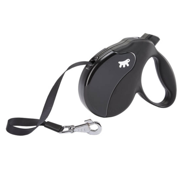FERPLAST AMIGO TAPE L - автоматичен повод за кучета ЛЕНТА, черен, 5м/до 50кг main product photo