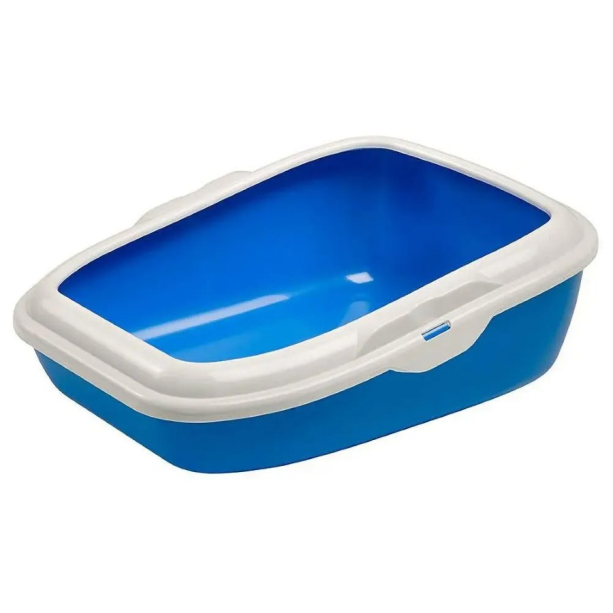 FERPLAST MODERNA - открита котешка тоалетна с борд, 56x43.5x19см main product photo
