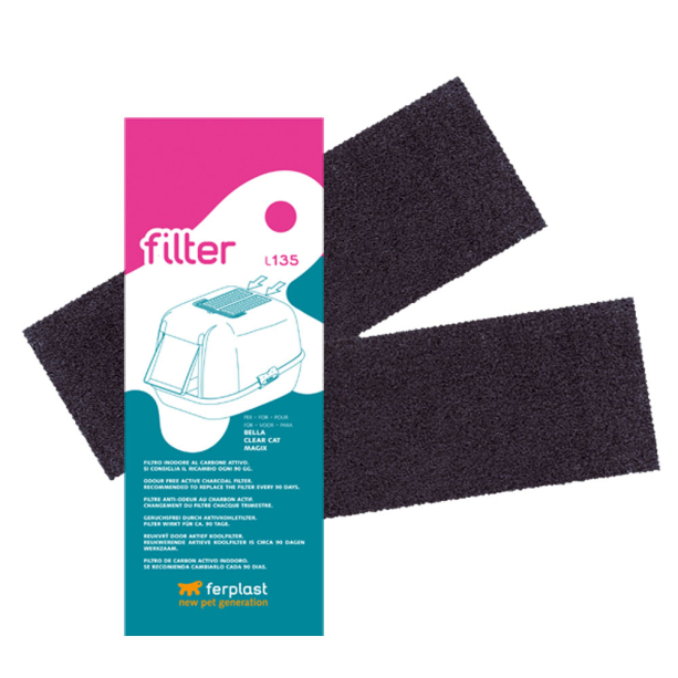 FERPLAST L135 - филтър за котешка тоалетна BELLA, MAGIX, PRIMА (2 бр.) main product photo