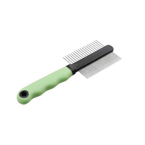 FERPLAST GRO 5792 - гребен за котки, двустранен с редки и едри метални зъбци, main product photo