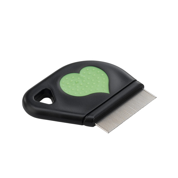 FERPLAST GRO 5812 - гребен против бълхи с метални зъбци за котки, 7х9х6.3 см main product photo