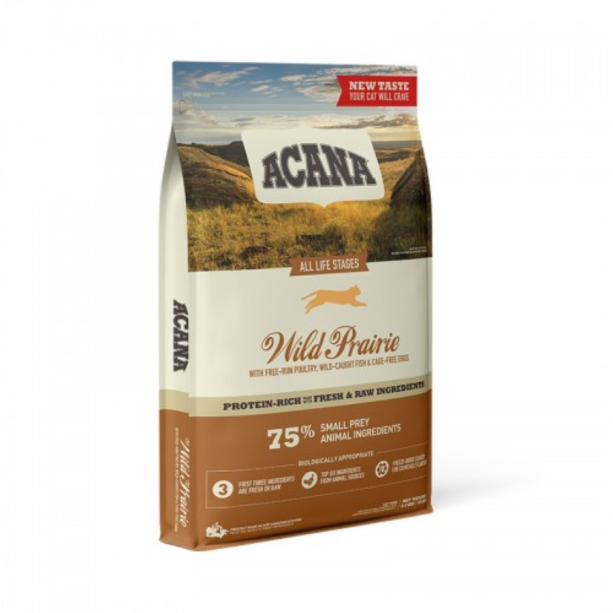 ACANA CAT WILD PRAIRE - за котки, с пиле, пуйка, яйца, бяла риба, пъстърва, 4.5кг main product photo