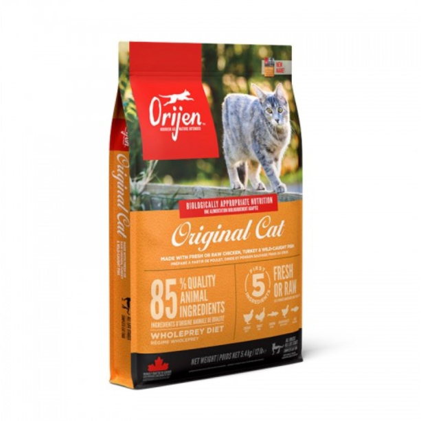 ORIJEN ORIGINAL CAT - за котки, с пиле, пуйка, херинга, хек, 5.4кг main product photo