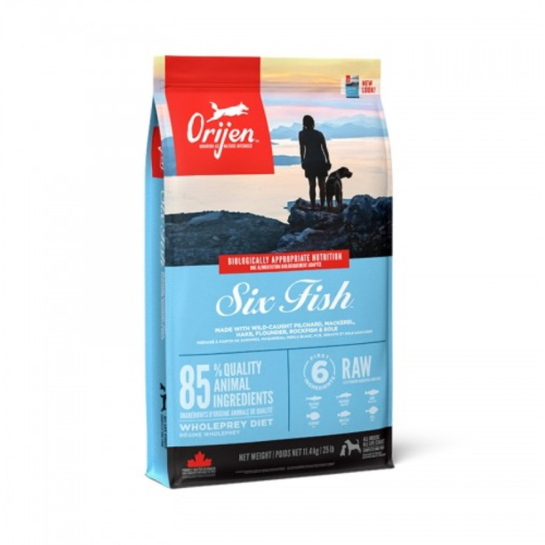 ORIJEN DОG SIX FISH - за кучета; с 6 вида цяла дивa тихоокеанскa рибa, 11.4кг main product photo