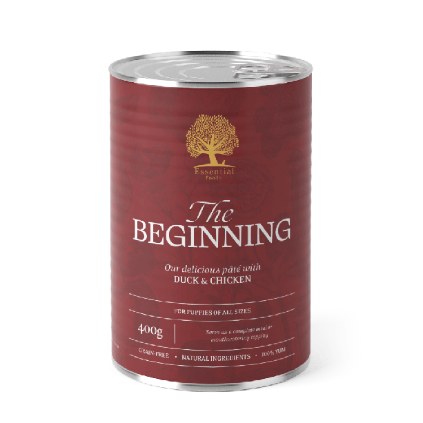 ESSENTIAL THE BEGINNING PATE - пастет за подрастващи кучета, с Пилешко и Патешко, 400г main product photo