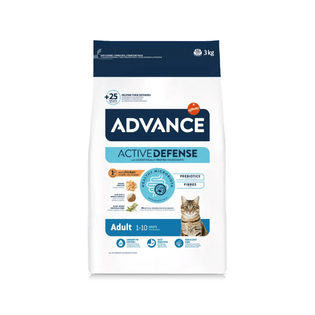 ADVANCE CAT ADULT - за котки в зряла възраст, Пиле и ориз, 3кг main product photo