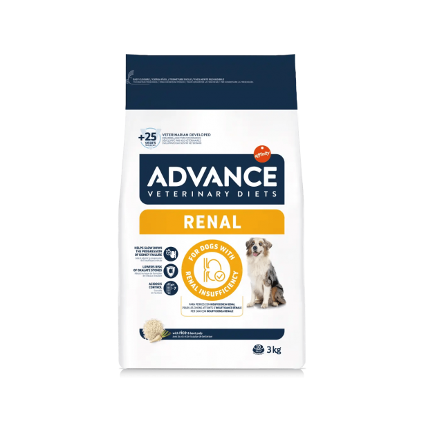 ADVANCE DOG VET DIETS RENAL - за кучета с бъбречни заболявания, 3кг main product photo