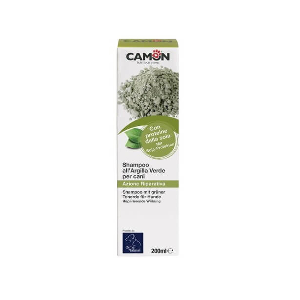 CAMON OrmeNaturali GREEN CLAY SHAMPOO - шампоан за кучета, със зелена глина и соев протеин, 200мл main product photo