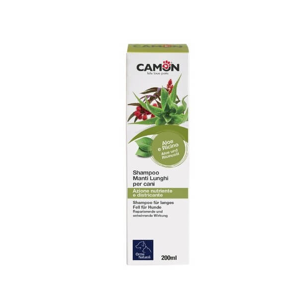 CAMON OrmeNaturali LONG COAT SHAMPOO - шампоан за дългокосмести кучета, 200мл main product photo