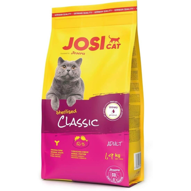 JOSI Cat ADULT CLASSIC STERILISED - за кастрирани котки над 1г., 1.9 кг main product photo