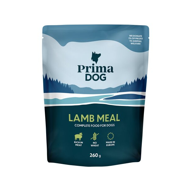 PRIMA DOG LAMB MEAL - за кучета с Агнешко месо, пауч 260 г main product photo