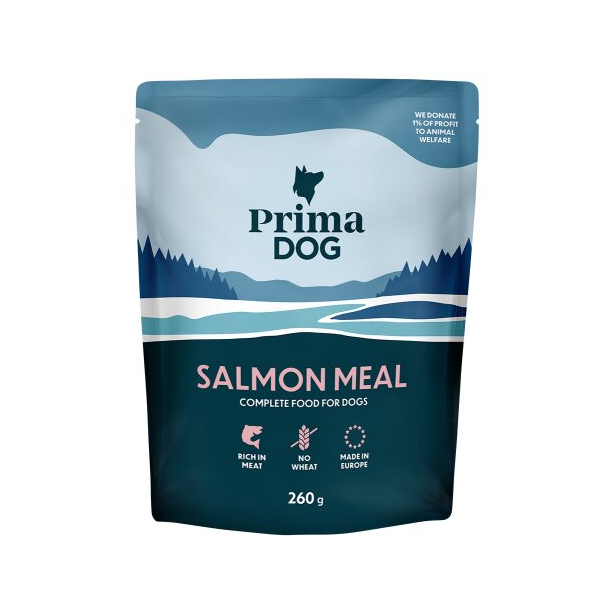 PRIMA DOG SALMON MEAL - за кучета със Сьомга, пауч 260 г main product photo