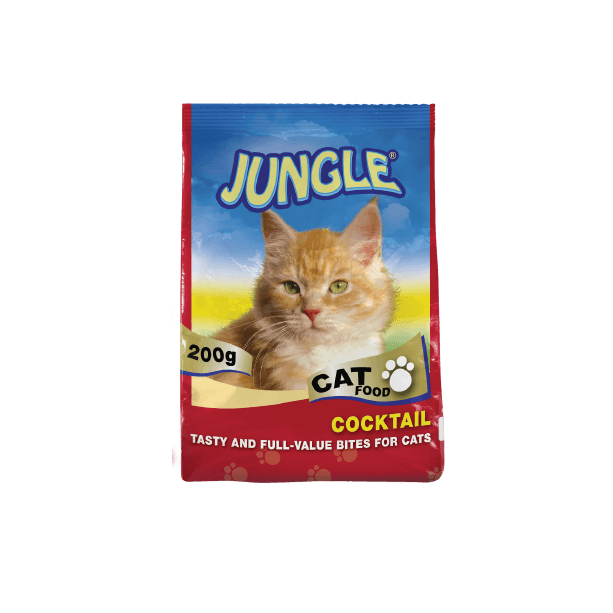 JUNGLE CAT COCKTAIL - суха храна за израснали котки, 200 г main product photo
