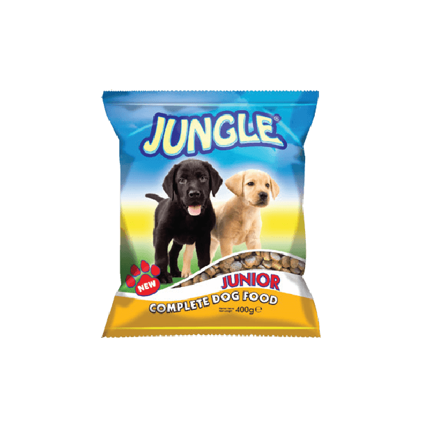 JUNGLE JUNIOR COMPLETE DOG FOOD - суха храна за подрастващи кученца, 400 г main product photo