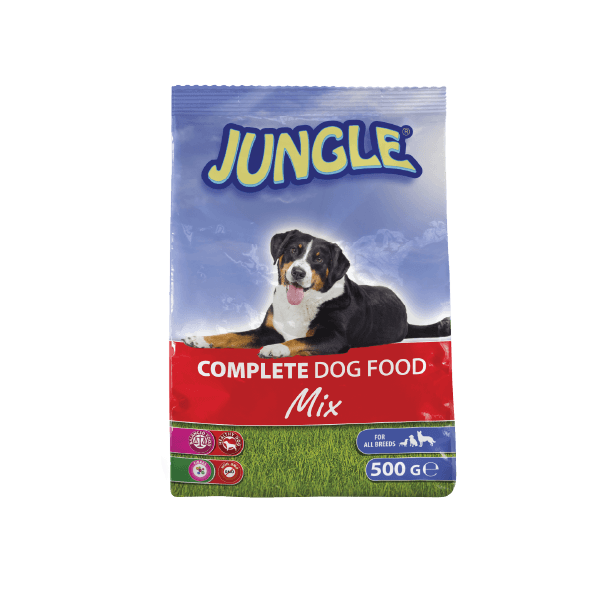 JUNGLE COMPLETE DOG FOOD MIX - суха храна за израснали кучета, 500 г main product photo