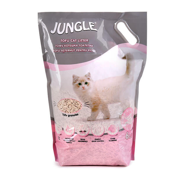 JUNGLE TOFU CAT LITTER - тофу котешка тоалетна, 6 л main product photo