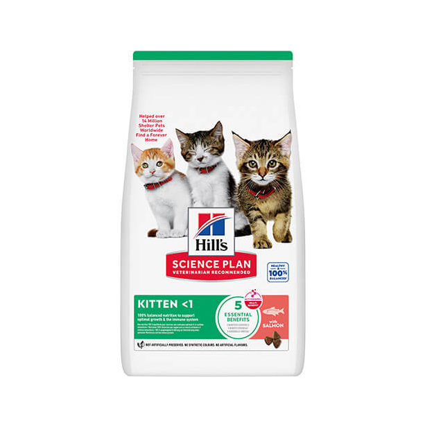 Hill’s SP Feline Kitten Salmon - за котенца от отбиване до 1г., бременни или кърмещи, Сьомга, 7 кг main product photo