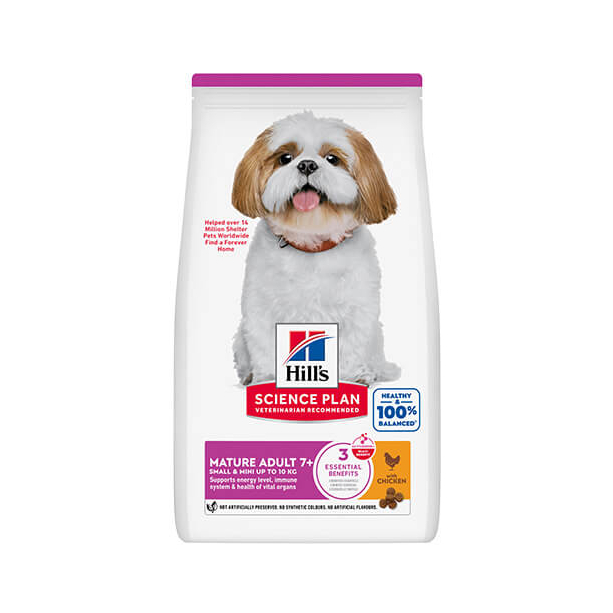 Hill’s SP Canine Mature Small&Mini Chicken - за кучета до 10 кг и възраст над 7г., Пиле, 3 кг main product photo