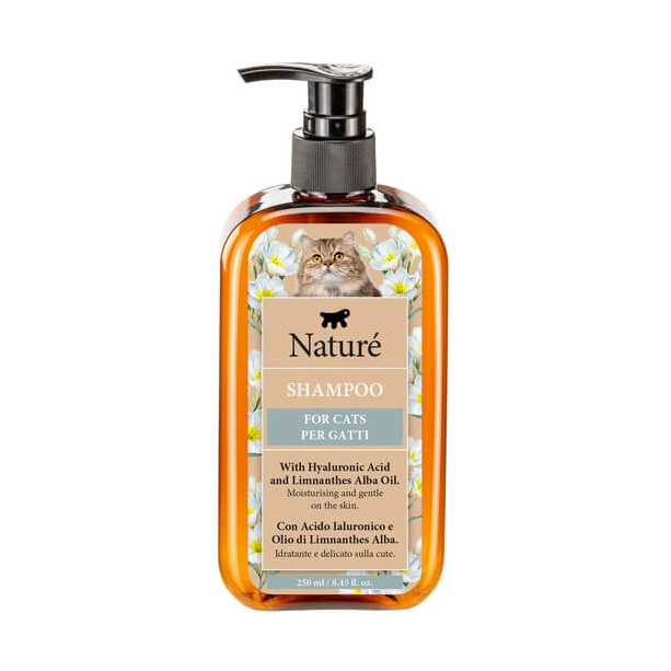 NATURE CAT SHAMPOO - Шампоан за котки с бяла ливадина, 250ml main product photo