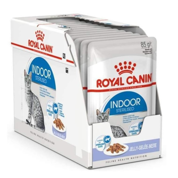 Royal Canin Indoor Sterilised Jelly 12x85g main product photo