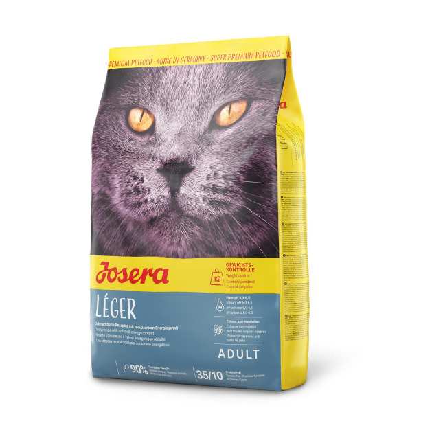 JOSERA CAT ADULT LEGER - нискокалорична храна за кастрирани или слабоактивни котки, 400 г main product photo