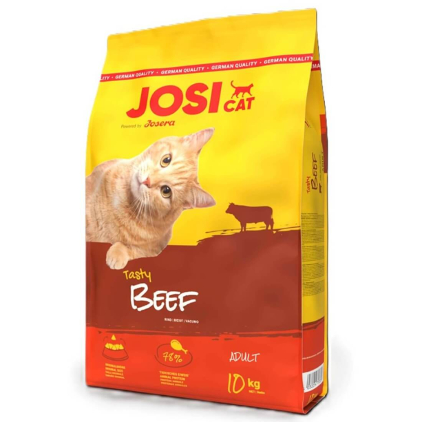 JOSI Cat ADULT TASTY BEEF - за котки над 1г. с вкусно Говеждо, 10 кг main product photo