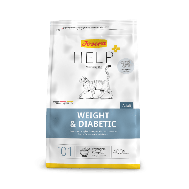 JOSERA HELP CAT WEIGHT&DIABETIC - за котки с диабет, 400 г main product photo