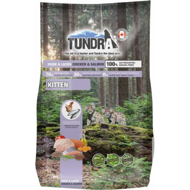 TUNDRA CAT KITTEN - за подрастващи котки до 1 г., Пиле и Сьомга, 272г main product photo