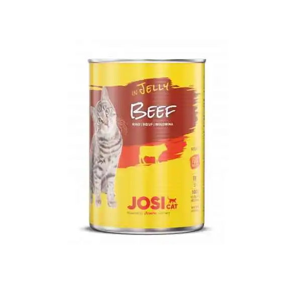 JOSI Cat ADULT BEEF - за котки над 1г., Говеждо в желе, консерва 400 г main product photo