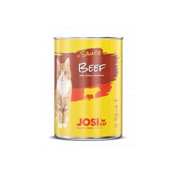 JOSI Cat ADULT BEEF - за котки над 1г., Говеждо в сос, консерва 415 г main product photo