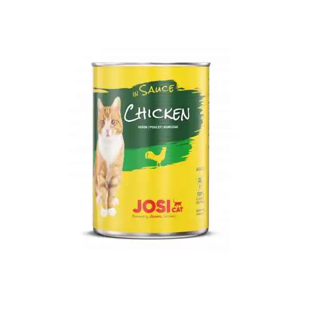 JOSI Cat ADULT CHICKEN - за котки над 1г., Пиле в сос, консерва 415 г main product photo