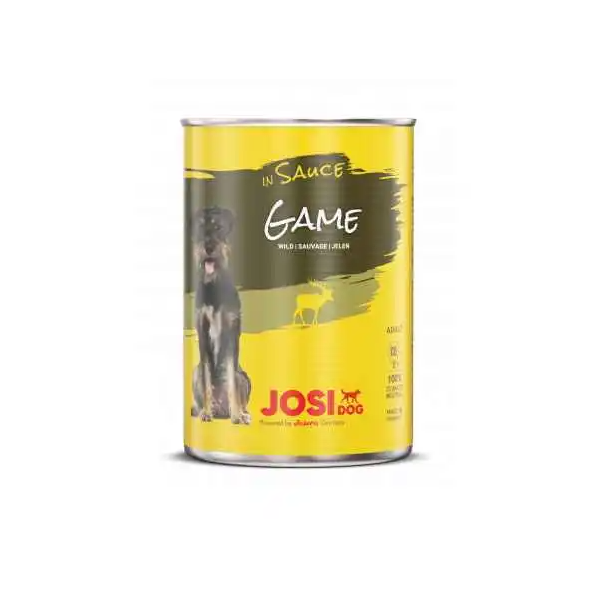 JOSI Dog ADULT GAME - за израснали кучета, Дивеч в сос, консерва 415 г main product photo