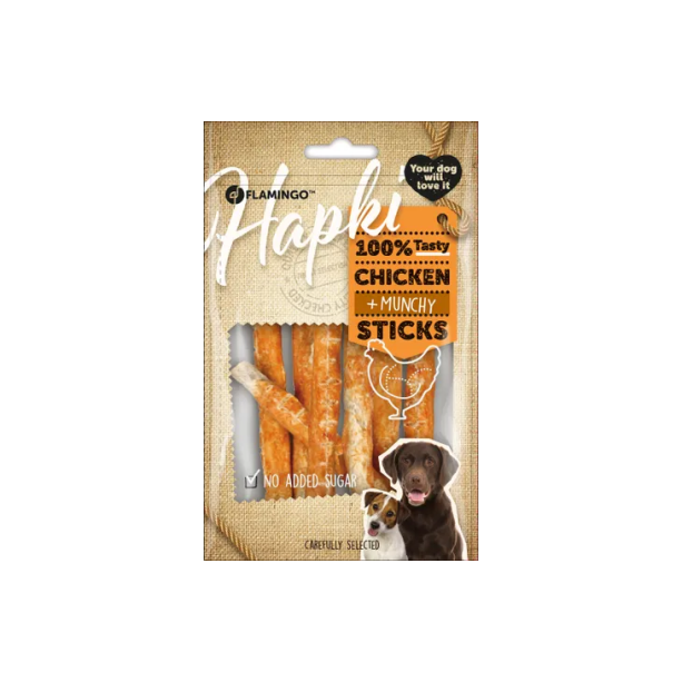 Flamingo пръчици за дъвкане от пиле и кожа 80 гр main product photo