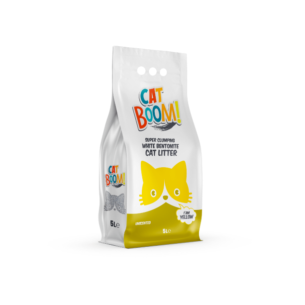 Cat Boom бял бентонит 10 л натурал main product photo