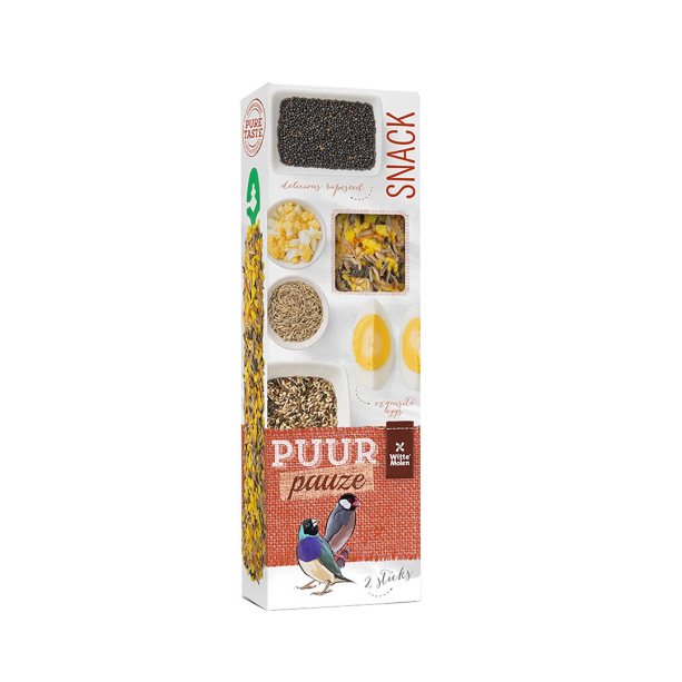 PUUR 2 броя крекери за тропически птици с билки, рапица и яйца 60 гр. main product photo