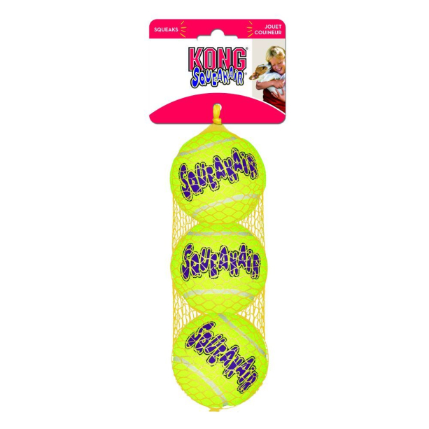 Kong small air squeaker tennis balls main product photo