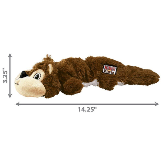 Kong scrunch knots squirrel main product photo