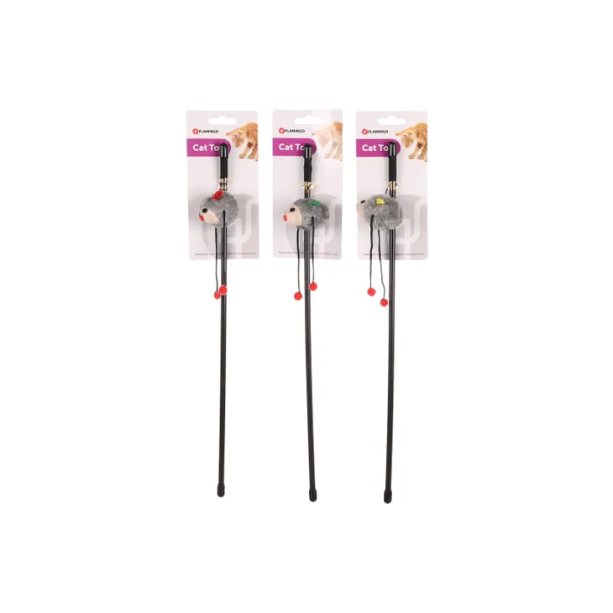 Flamingo играчка за котка въдица с мишка main product photo