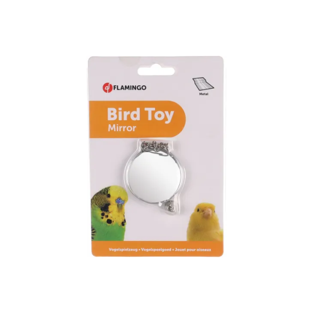 Flamingo играчка за папагал кръгло метално огледалце main product photo