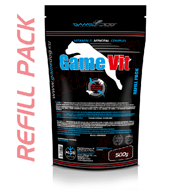 GAME DOG Game Vit Refill Pack -добавка за кучета витамини и минерали комплекс, 500г main product photo